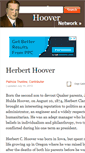 Mobile Screenshot of hooverforpresident.com